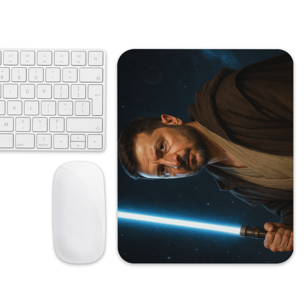 Mouse Pad – Zelenskyy Jedi Edition 🖱️⚔️